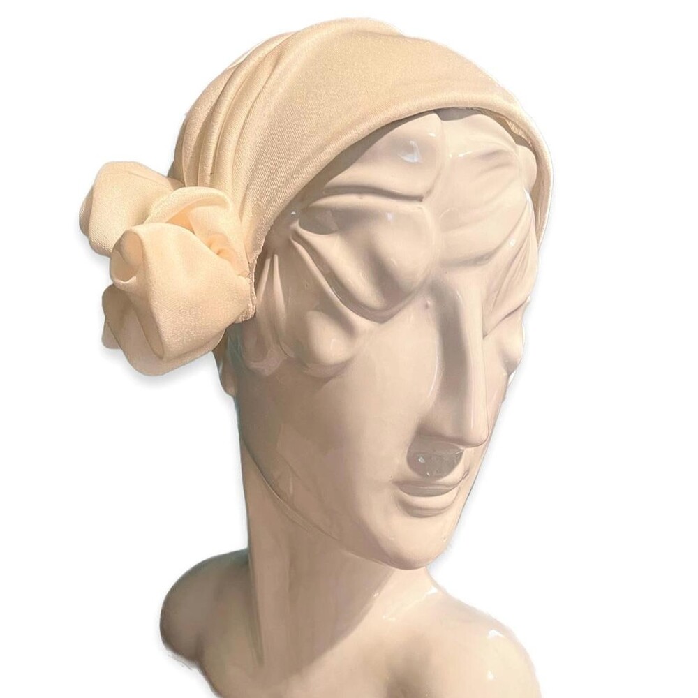 Vintage Bianchi Ivory Fascinator with Roses | Bridal Wedding Headwear |Tea Party